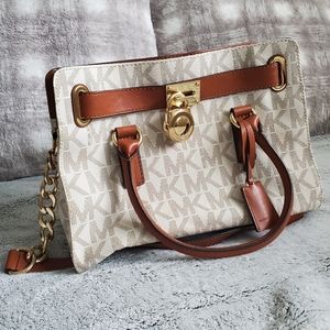 Michael Kors Hamilton Saffiano Leather Handbag